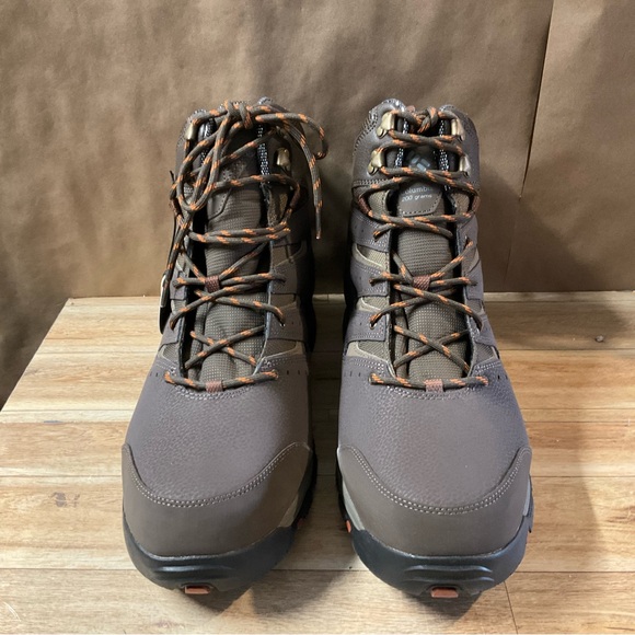 Men’s Columbia Gunnison II Omni Heat Boots 15 Cordovan Dark Adobe Winter Brown - Picture 3 of 13